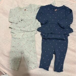 Pre owned baby girl carter’s 4 piece set